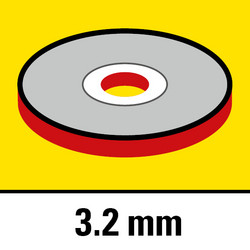 Debelina ločilne plošče 2,5 mm