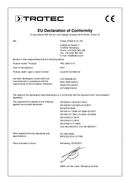 Izjava o skladnosti lokalna klimatska naprava PAC 3200 E A+ (INT)