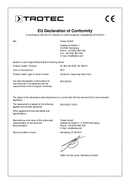 Izjava o skladnosti ultrazvočnega detektorja SL800-SET (INT)