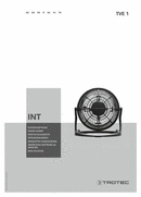 Kratka navodilo USB-namizni ventilator TVE 1 (INT)