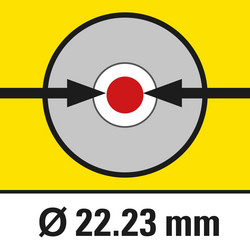 Premer luknje 22,23 mm