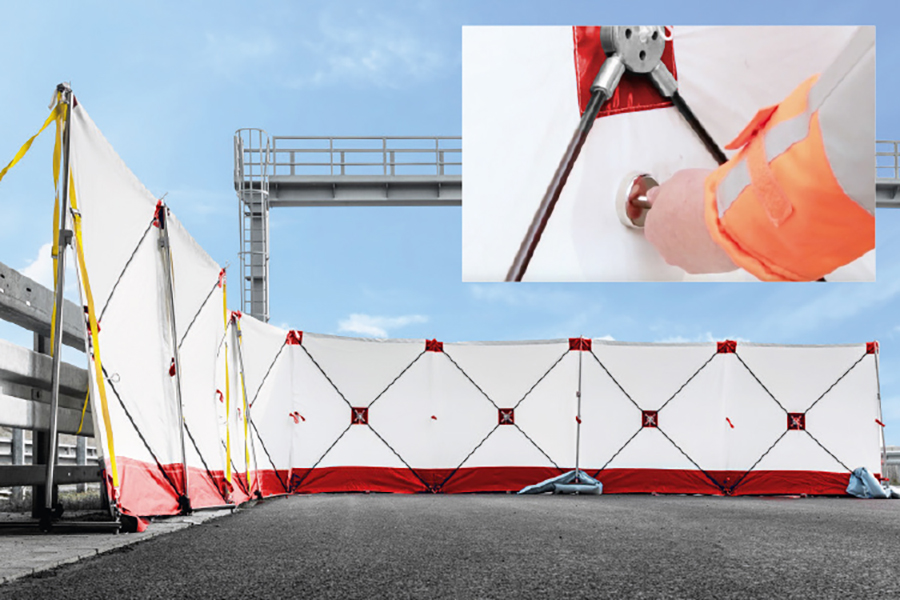 VarioScreen Sichtschutzwand – Befestigungen für jede Situation